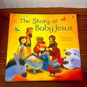 Usborne picture books The Story of Baby Jesus book